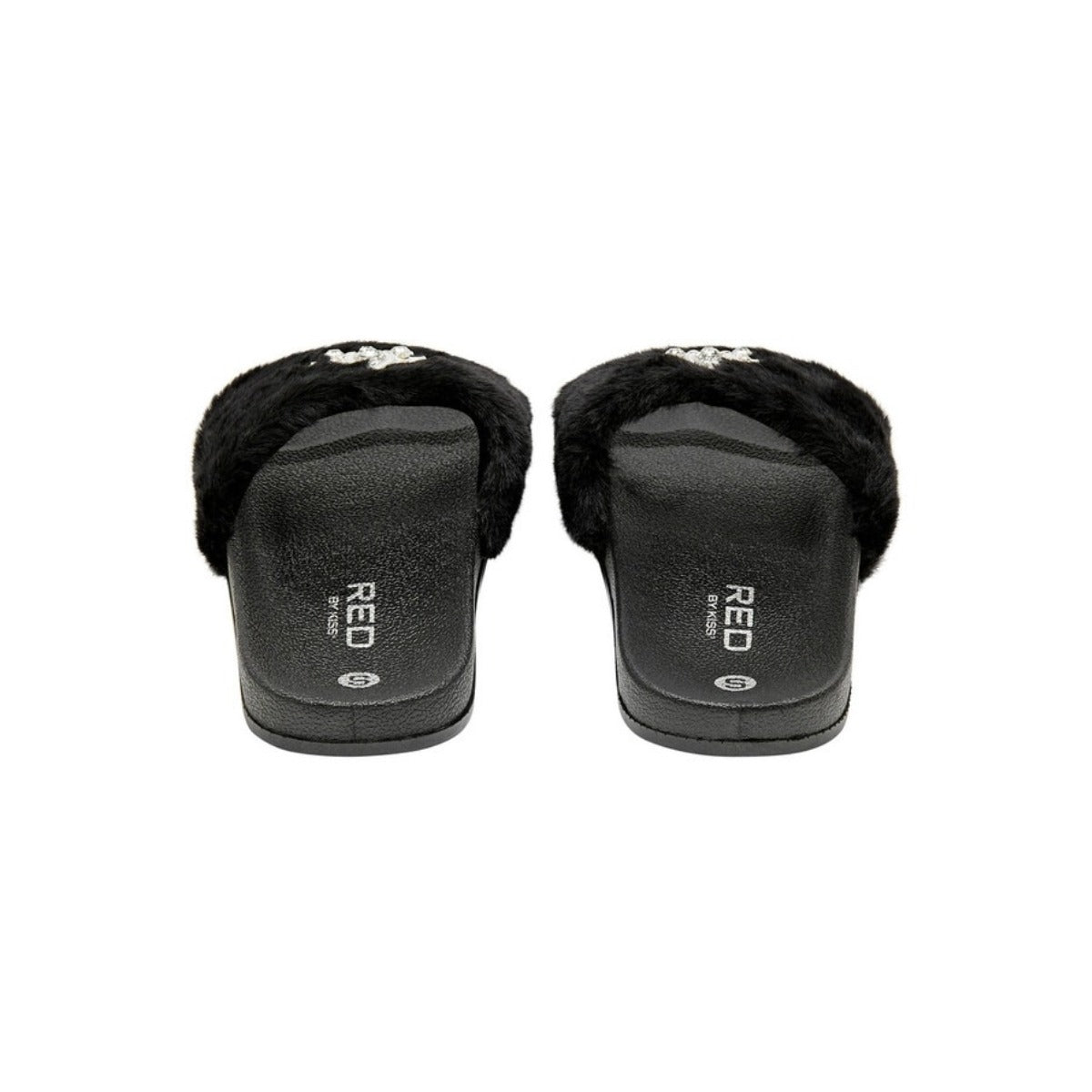 Chausson en fourrure Jewel [Black] #FW30 Petit