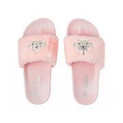 Jewel Fur Slipper #FW34 [Pink] Medium
