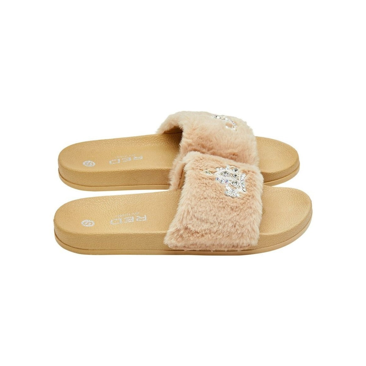 #Fw38 Chausson en fourrure Jewel [Grand] [Caramel]