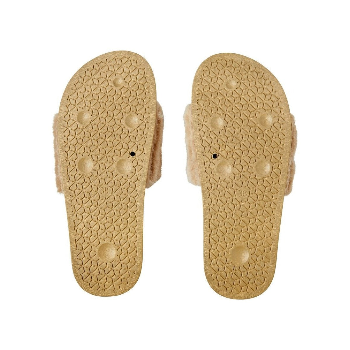#Fw38 Chausson en fourrure Jewel [Grand] [Caramel]