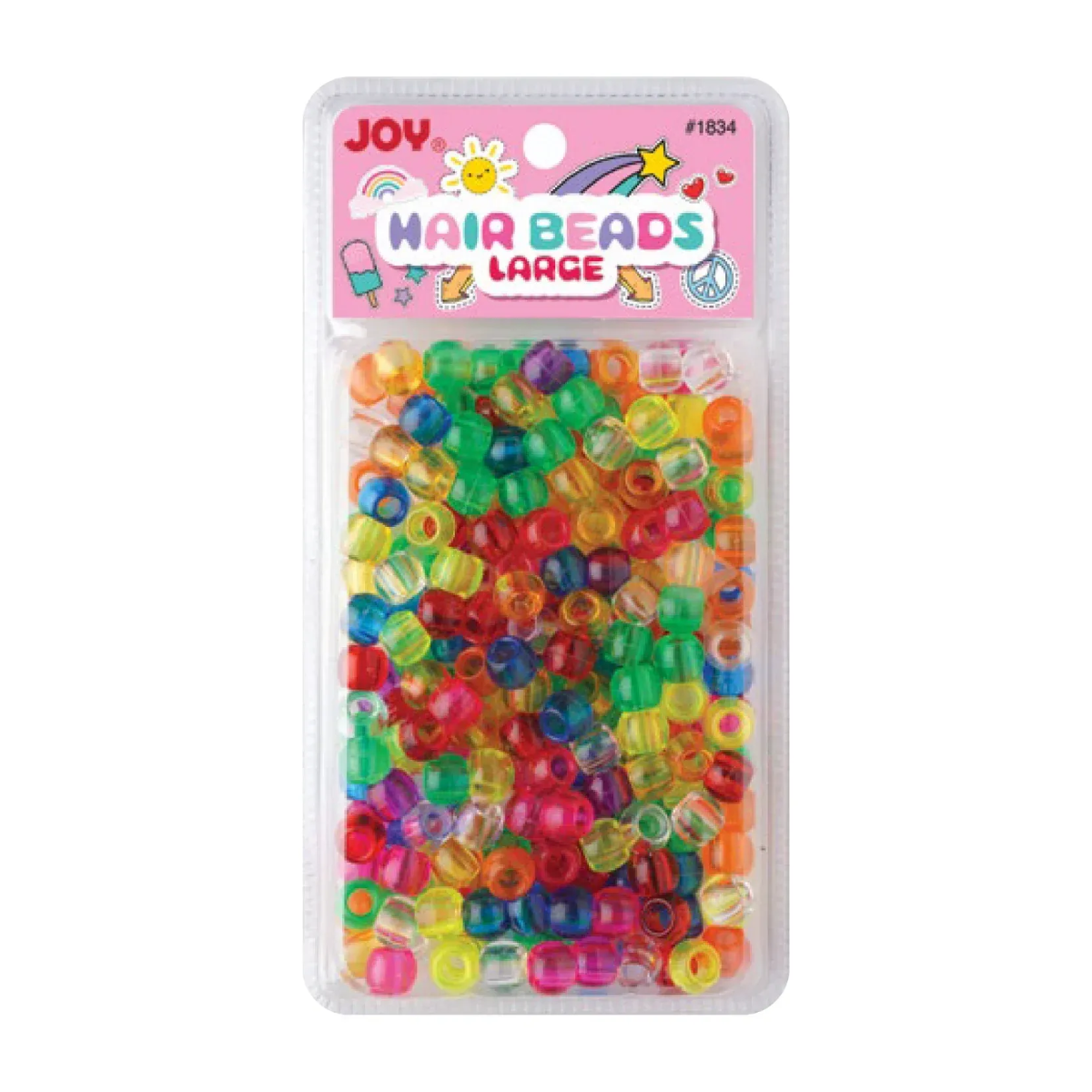 Joy Beads Grand 240 pièces [Couleurs assorties transparentes] #01834