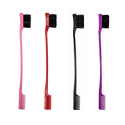 Joy Double-Sided Edge Boar Bristle Brush & Comb [Assorted Color] #2602