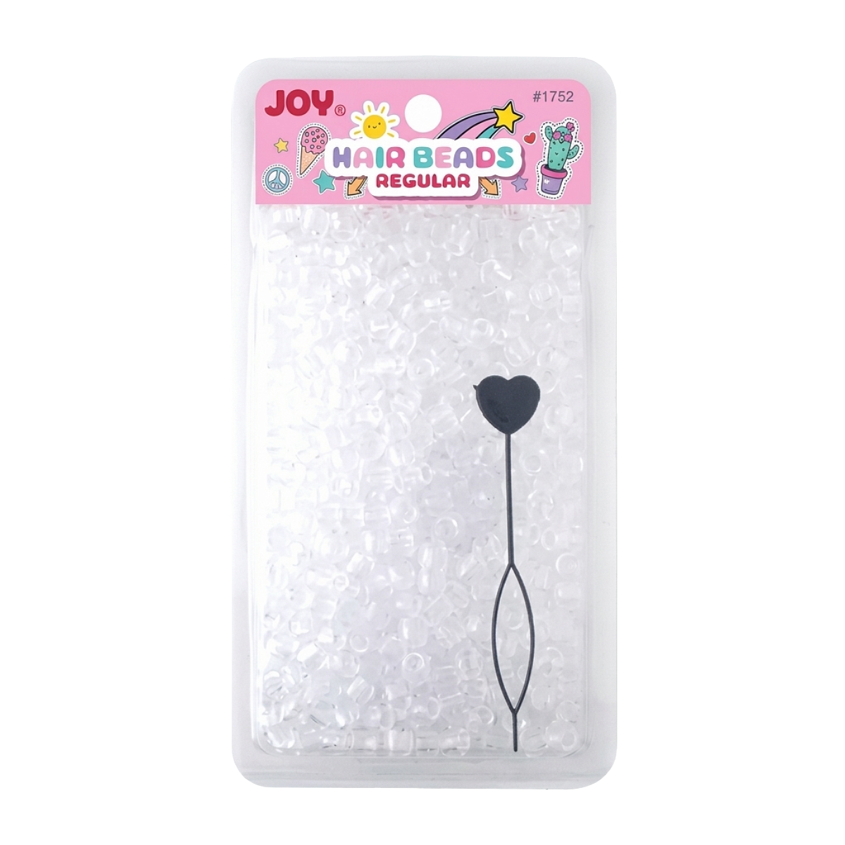 Joy Round Beads Regular 1000pcs [Clear] #1752