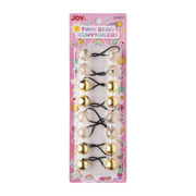 Joy Twin Bead Ponytailers [Assorted Color]  #16254