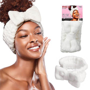 Bandeau de spa en peluche [Blanc] #HQ906