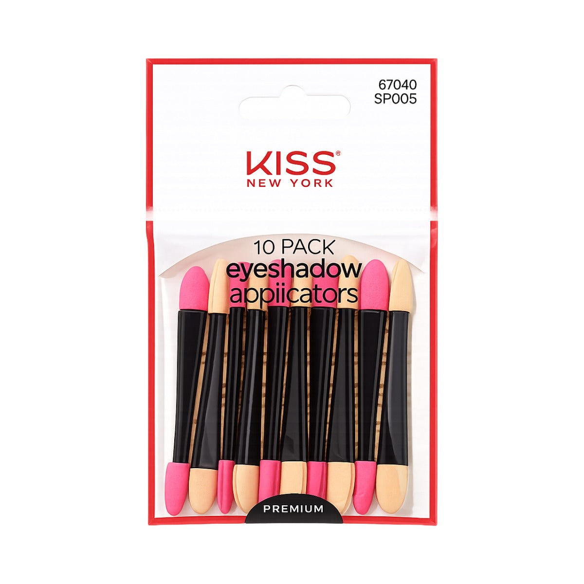 KISS NEW YORK 10-Pack Eyeshadow Applicators #SPO05