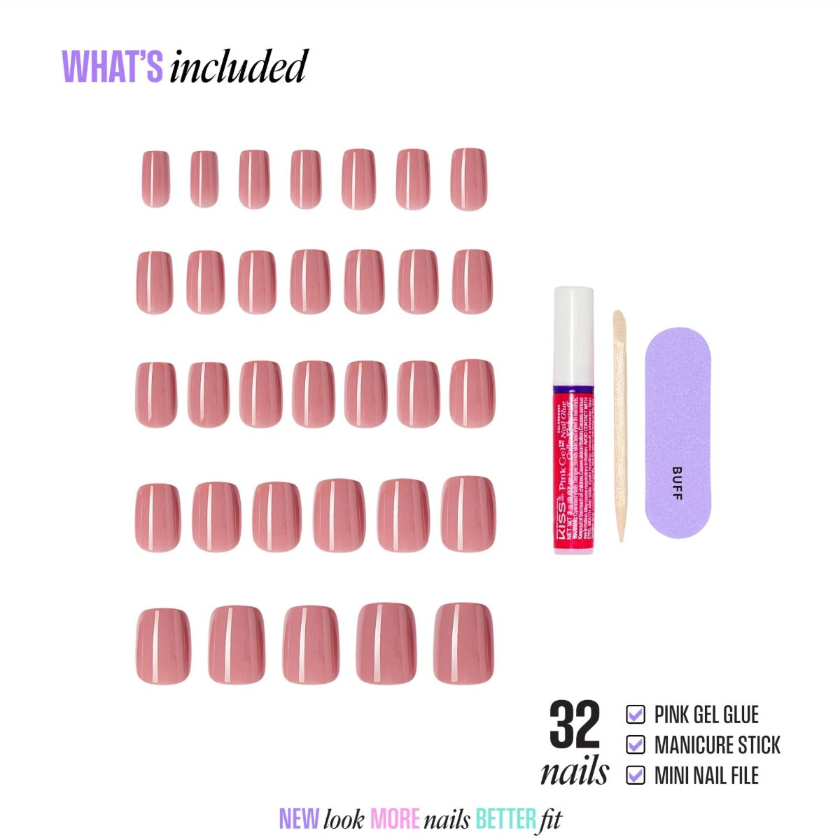 KISS NEW YORK Core Color Nails [Felicity] #CC22