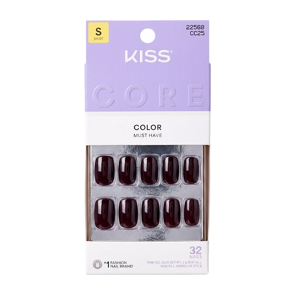 KISS NEW YORK Core Color Nails [Photogenic] #CC25