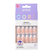 KISS NEW YORK Core French Ongles En Acrylique [Fascinating] #CF08