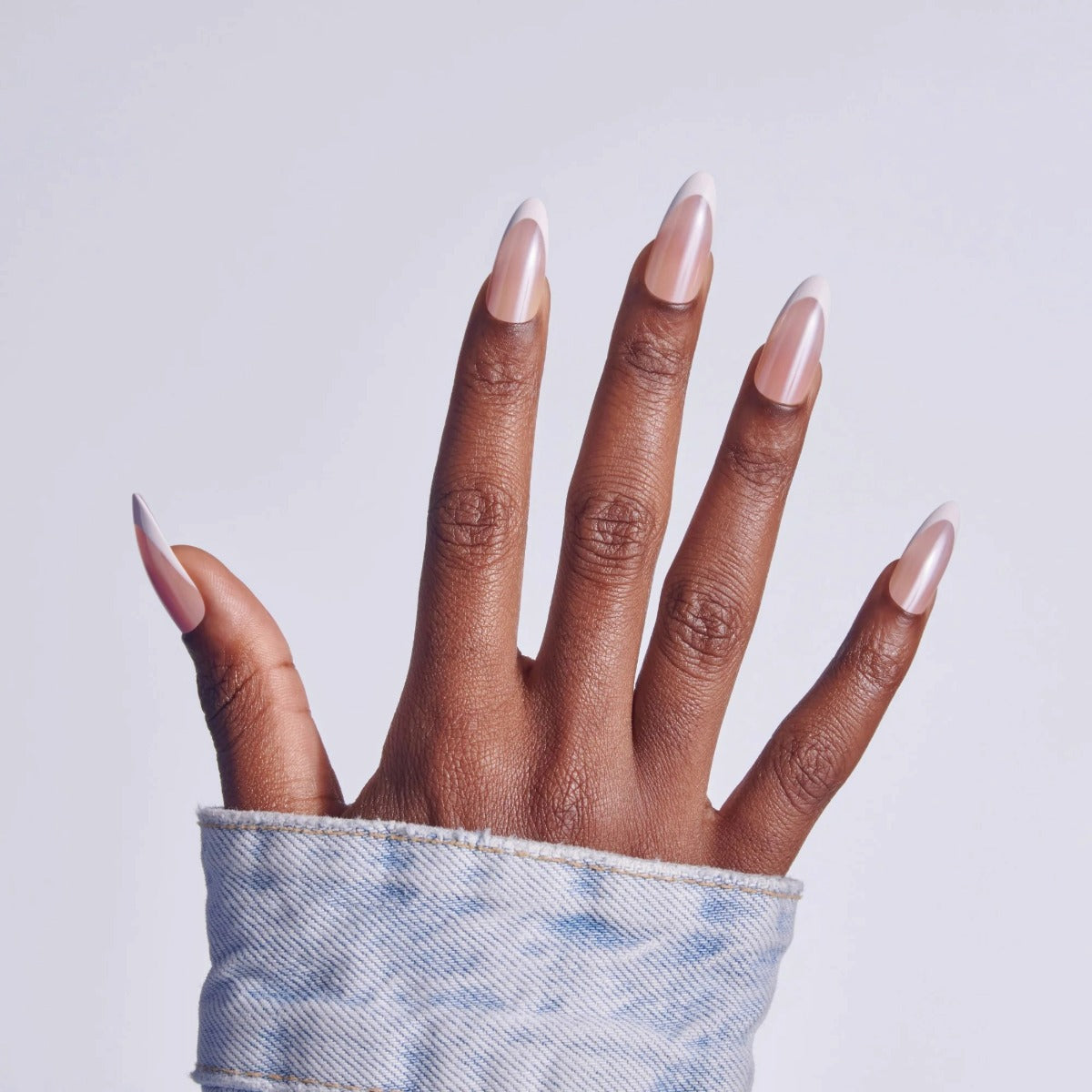 KISS NEW YORK Core French Ongles En Acrylique [Fascinating] #CF08