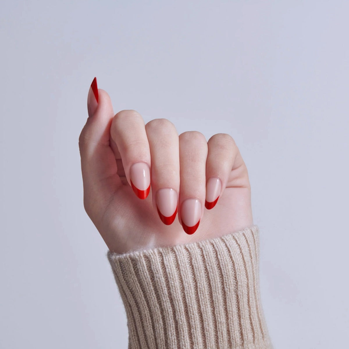 KISS NEW YORK Core French Ongles En Acrylique [Optimistic] #CF15