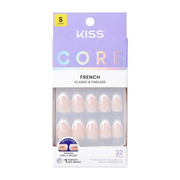 KISS NEW YORK Core French Ongles En Acrylique [Passionate] #CF04