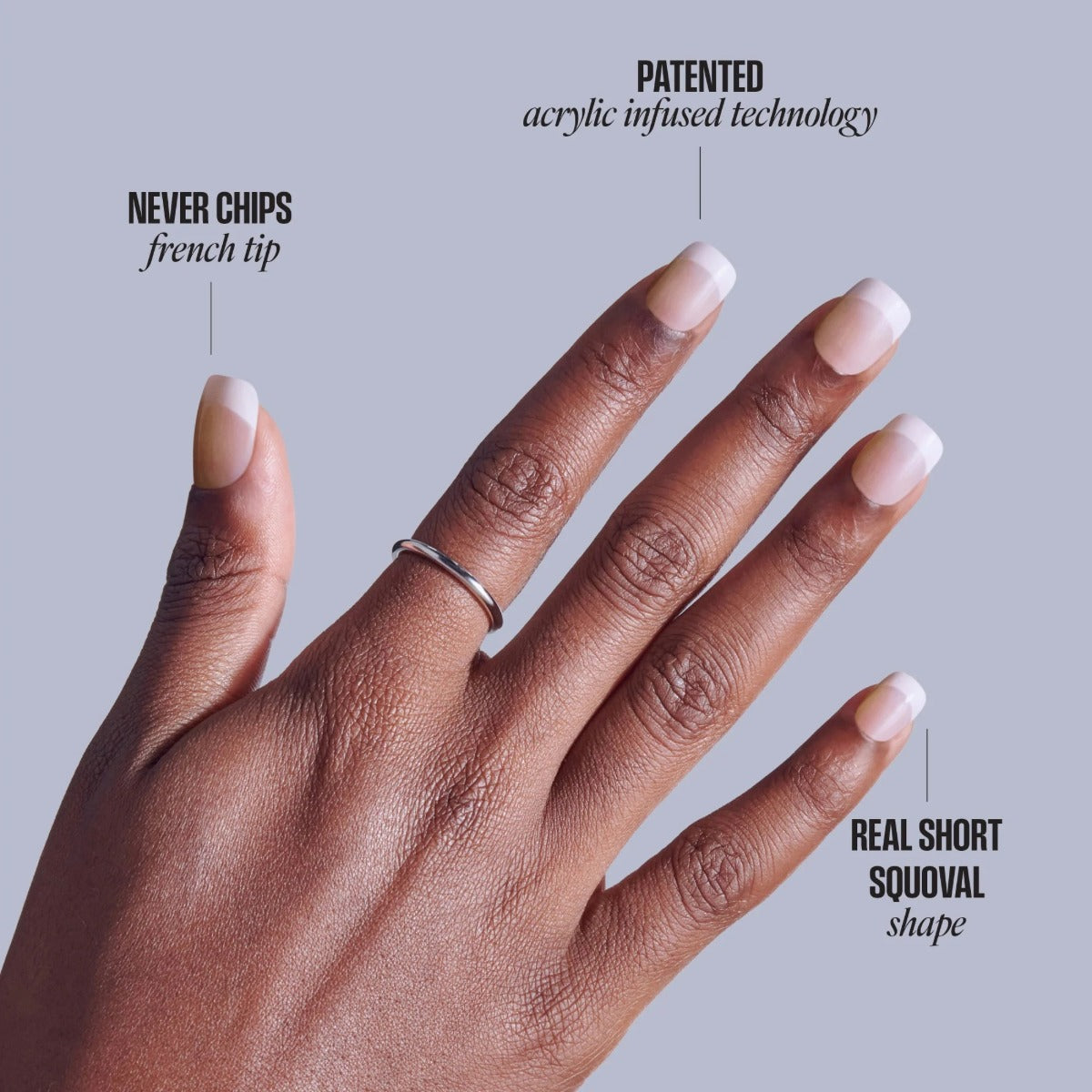 KISS NEW YORK Core French Ongles En Acrylique [Your Moment] #CF09