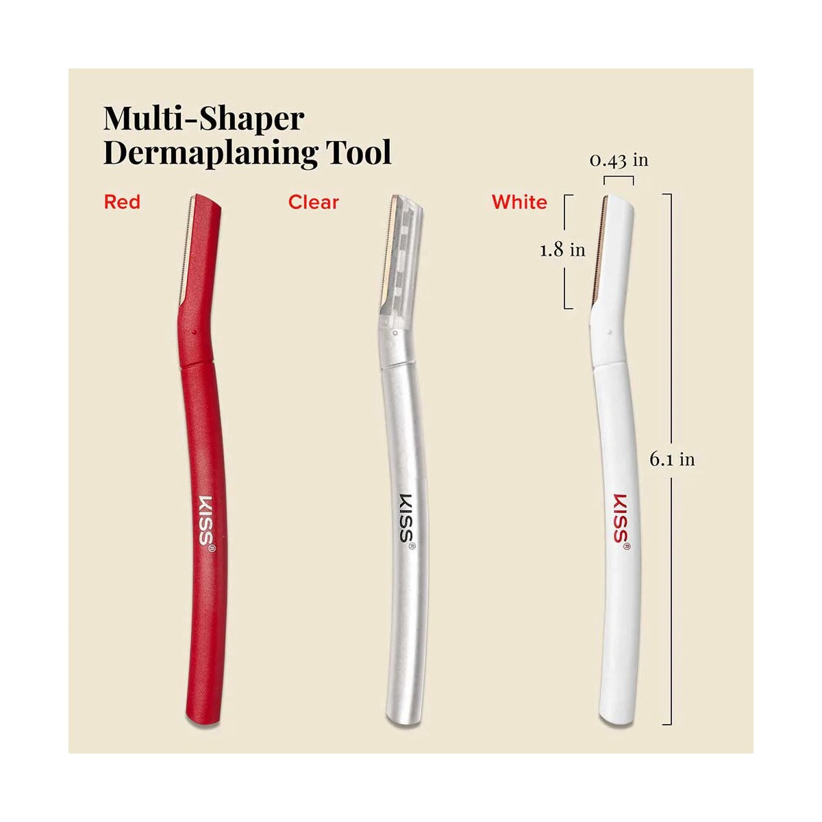 KISS NEW YORK Eyebrow Shaper Dermaplanning 1pc #RBT05