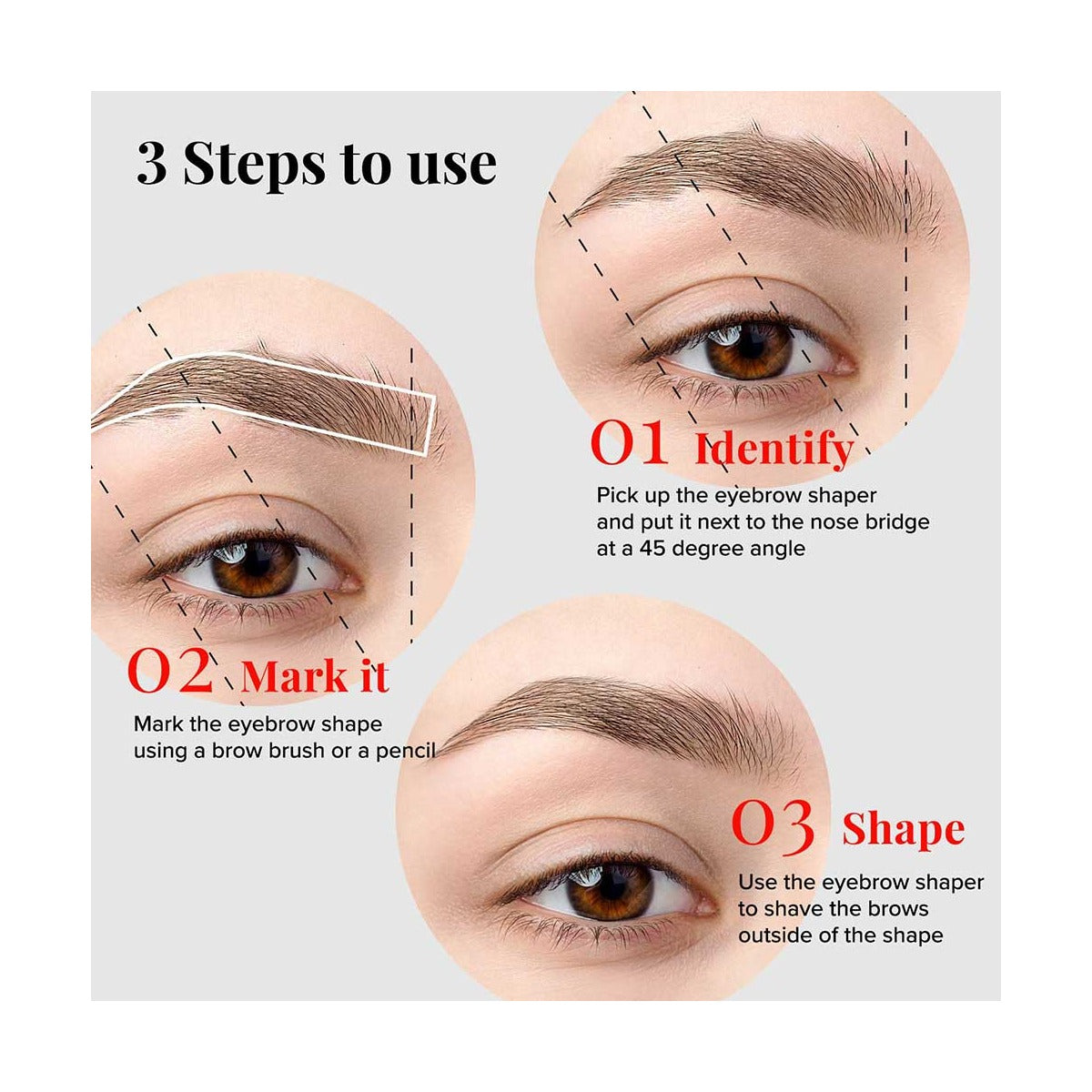 KISS NEW YORK Eyebrow Shaper Dermaplanning 1pc #RBT05
