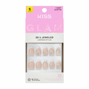 KISS NEW YORK Glam 3D & Jeweled Ongles En Acrylique [Periodt] #GJ07Y0