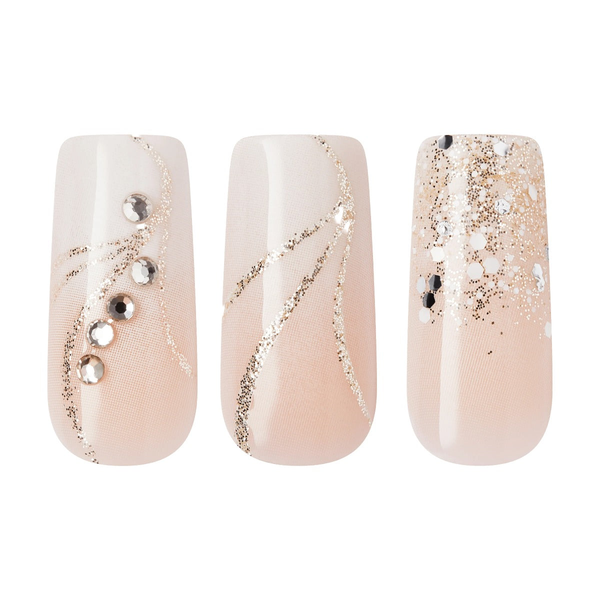 KISS NEW YORK Glam 3D & Jeweled Ongles En Acrylique
[Wrapped in Beauty] #GJ02