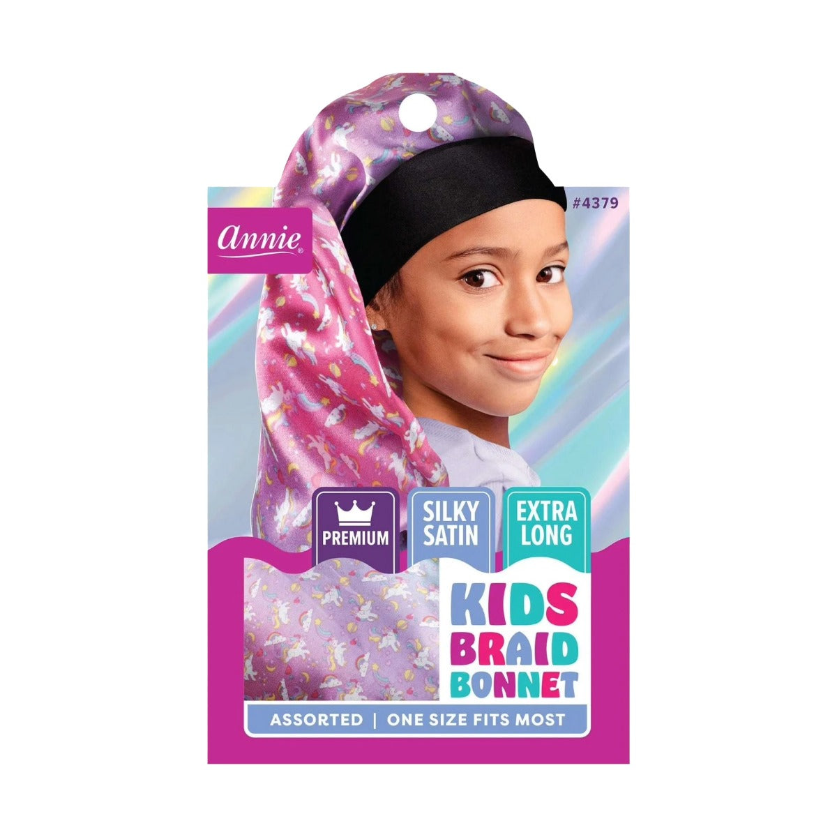 Bonnet tressé à large bord soyeux pour enfant à double couche [Motifs variés] #4379