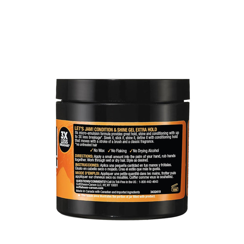Gel Conditionneur & Brillance LET'S JAM [Fixation Extra Forte] 14oz