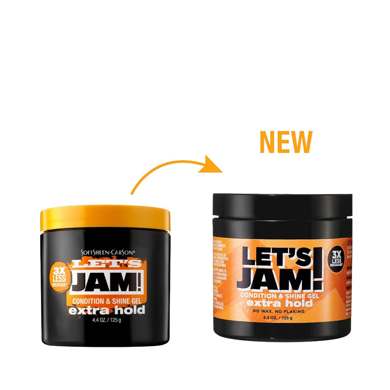 LET'S JAM Gel de Soin et Brillance [Fixation Extra Forte] 4.4oz
