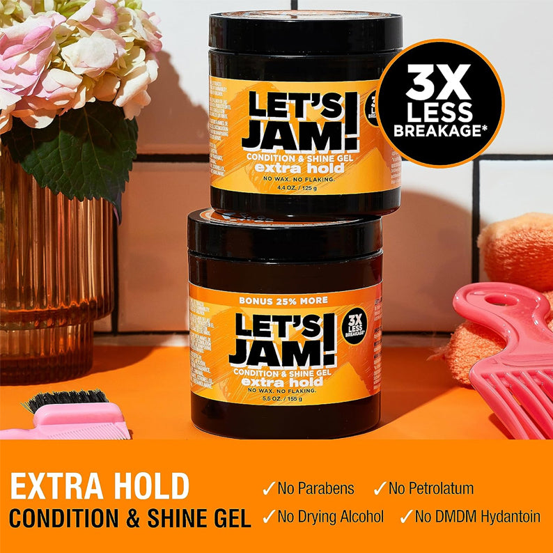 Gel Conditionneur & Brillance LET'S JAM [Fixation Extra Forte] 14oz