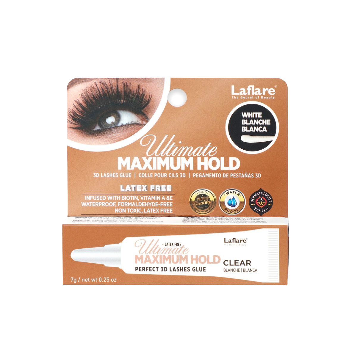LaFlare Colle pour Cils Ultimate Maximum Hold [Clear]