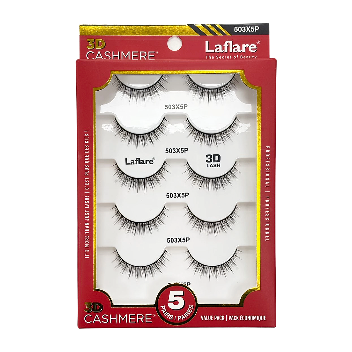 Laflare 3D Cashmere 5 Pairs #503X5P
