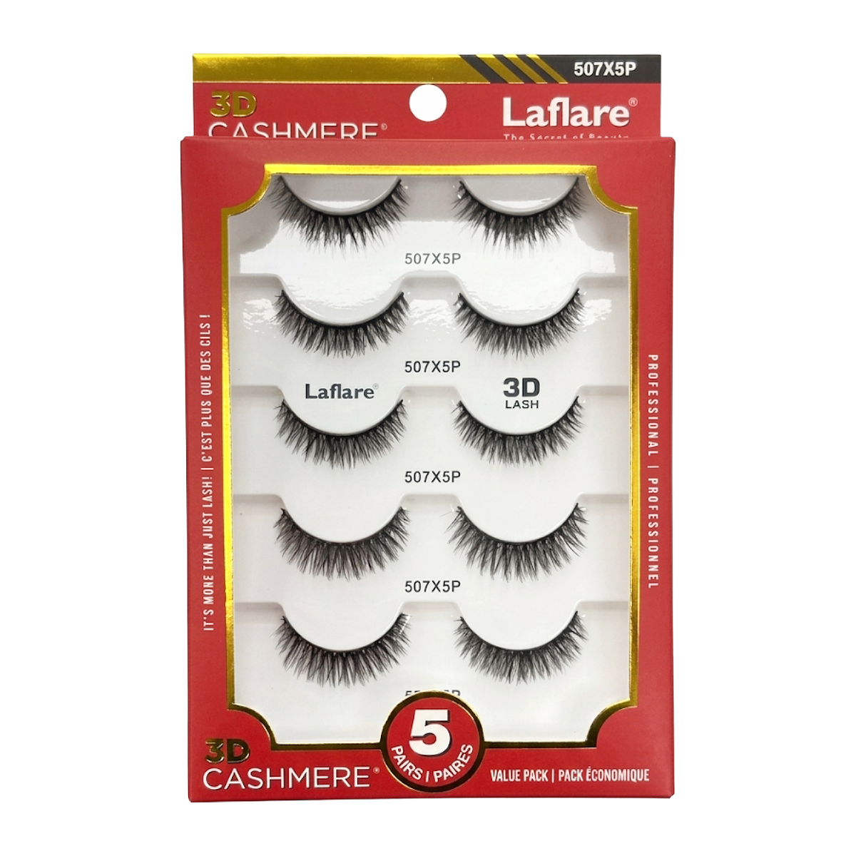 Laflare 3D Cashmere 5 Pairs #507X5P