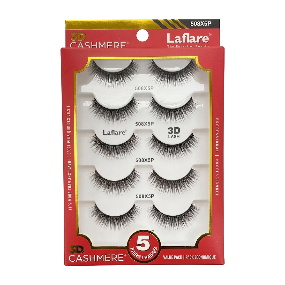 Laflare 3D Cashmere 5 Pairs #508X5P