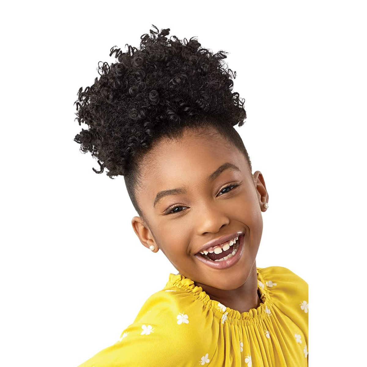 Lil Looks Synthetic Drawstring Ponytail Coily Puff