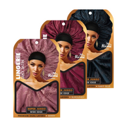 Bonnet en satin à large bord lingerie [Super Jumbo] [Couleurs assorties] #3683