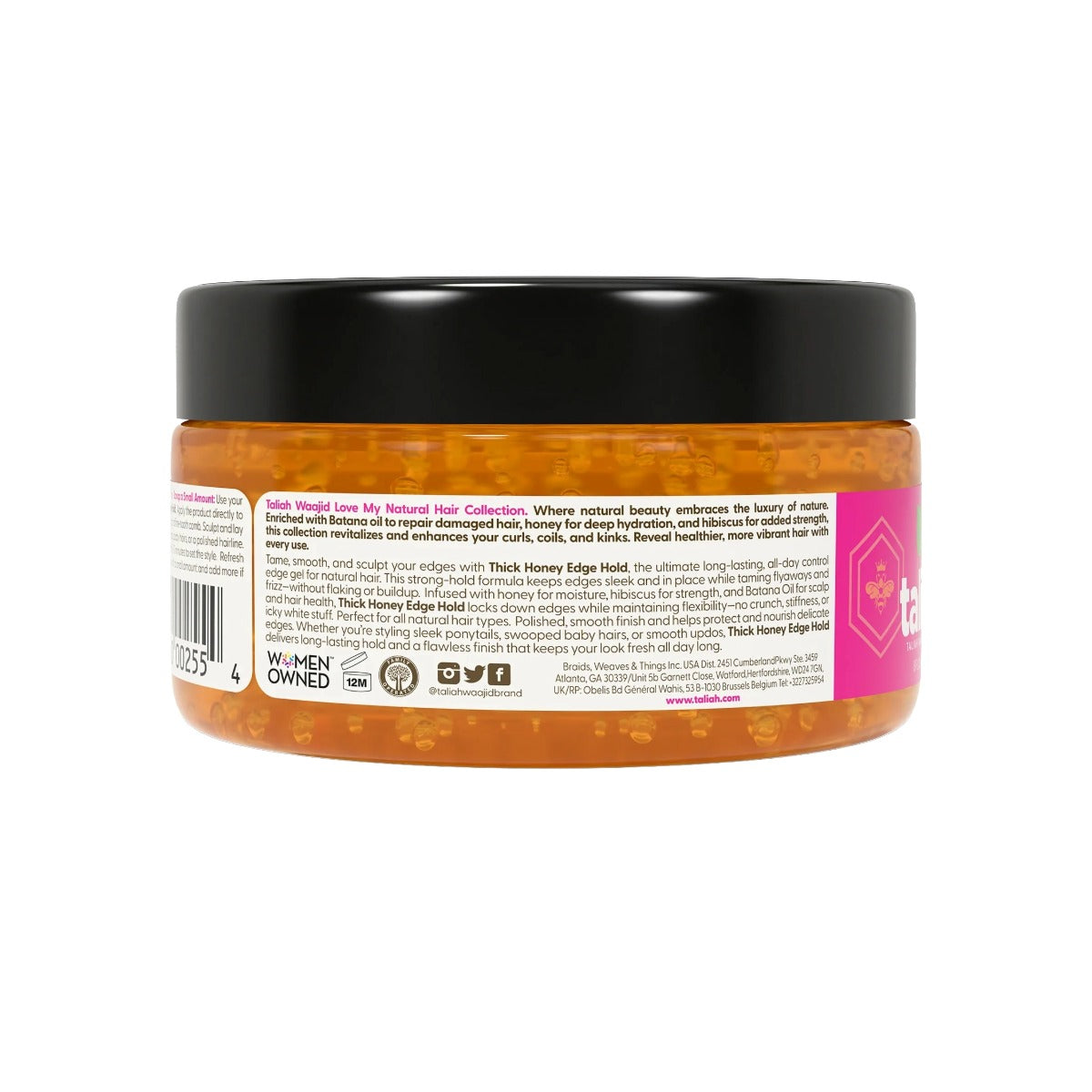 Gel de maintien épais pour les bords au miel Love My Natural Hair