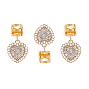 Breloques tressées de luxe, 3 pièces, n° HZ108