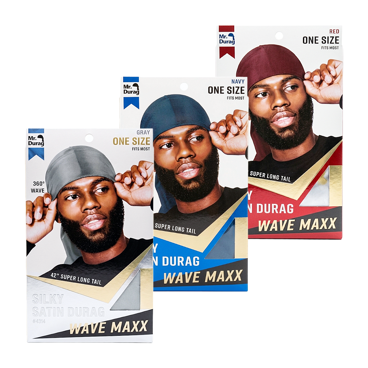 Mr.Durag Wave Maxx Durag En Satin Soyeux [Couleurs Assorties] #4314