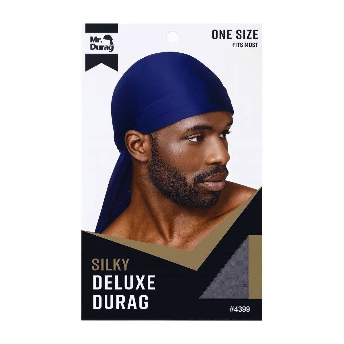 M. Durag #04399 Durag soyeux de luxe [Couleurs assorties]