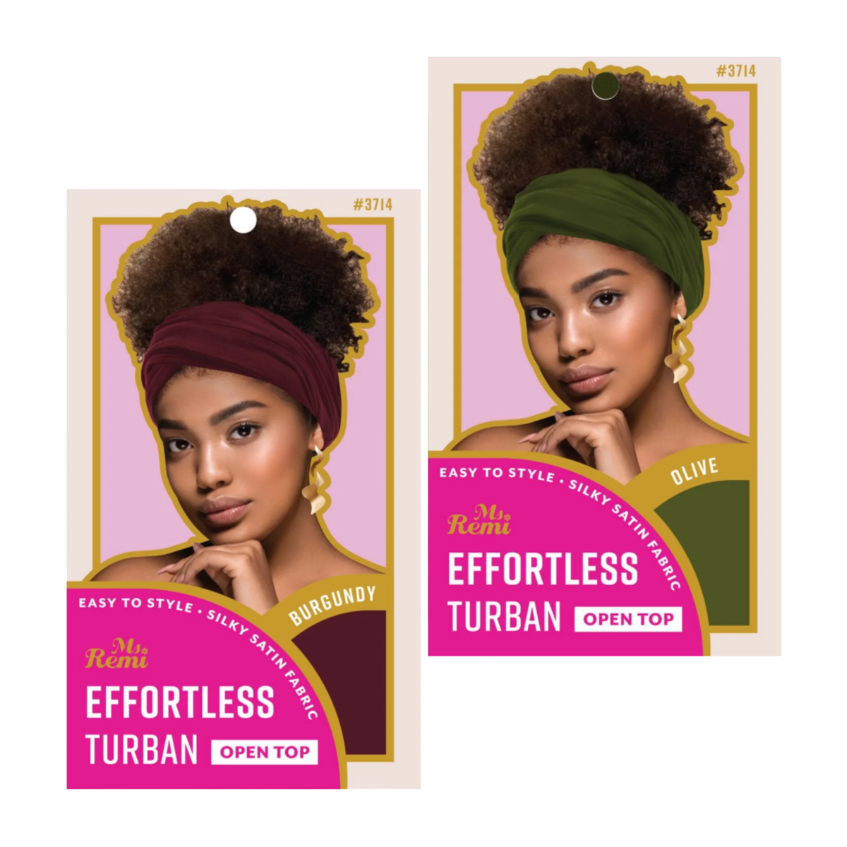 Ms.Remi Effortless Turban Scarf Open Top [Assort A] #3714