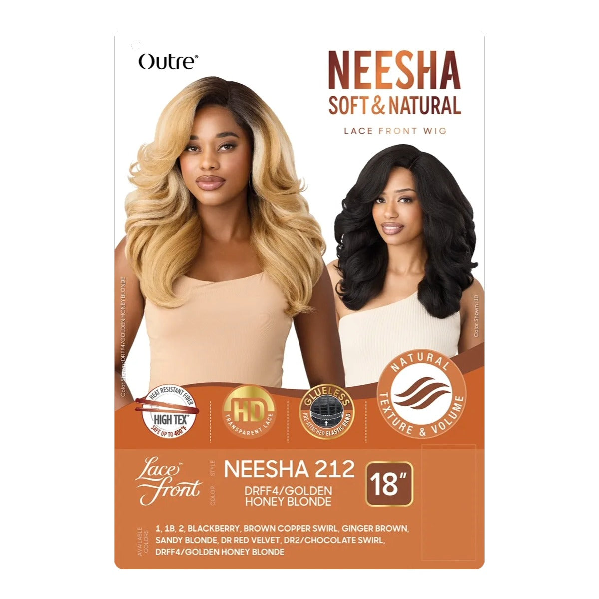 Neesha Soft & Natural Lace Front Wig Neesha 212