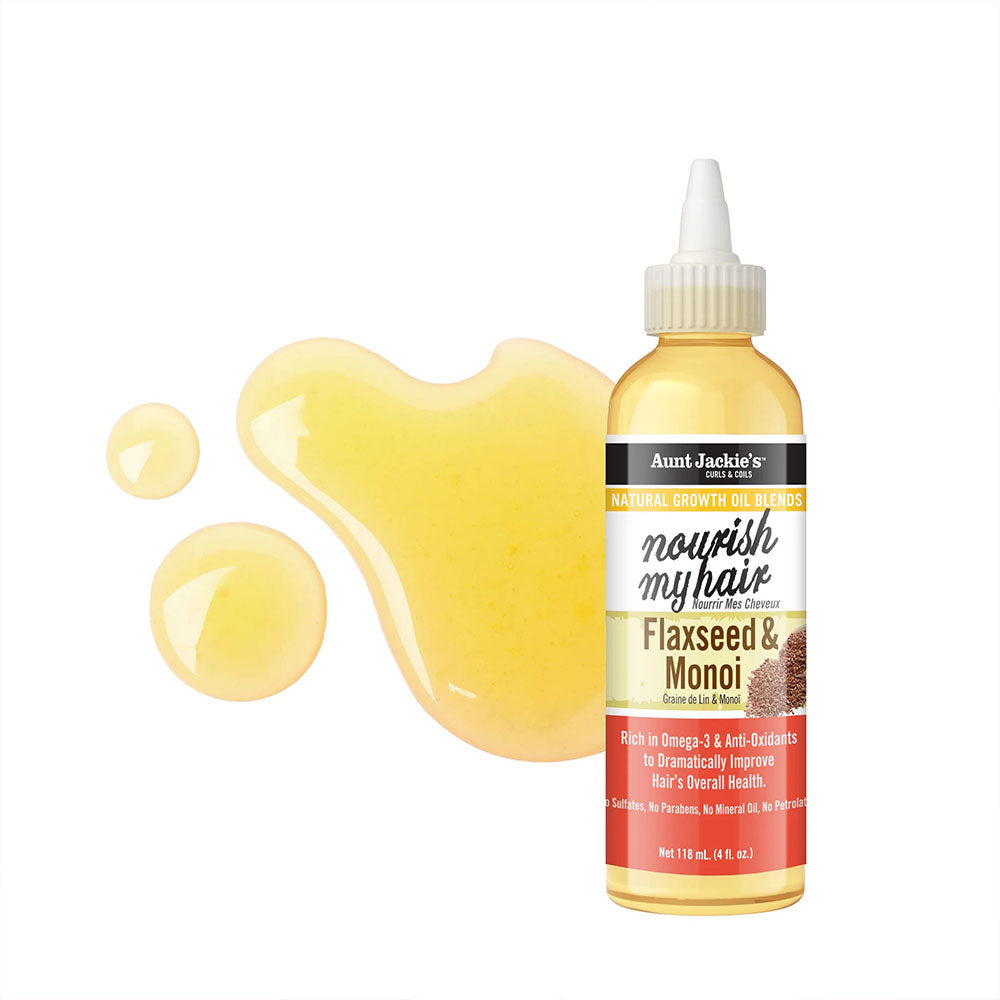 Nourish My Hair - Natural Growth Oil Blends [Flaxseed & Monoi]