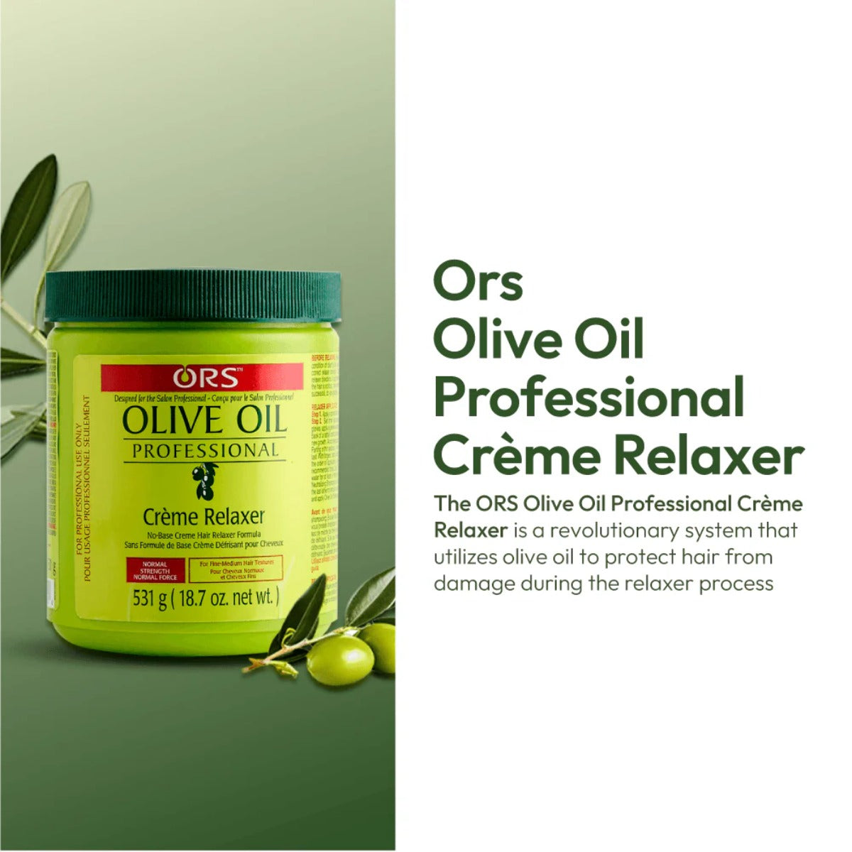 ORS Olive Oil Professional Creme Relaxer [Normal Strength] 18.75oz