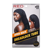 Open Back Dreadlock Tube Cap [Black] #Hd105