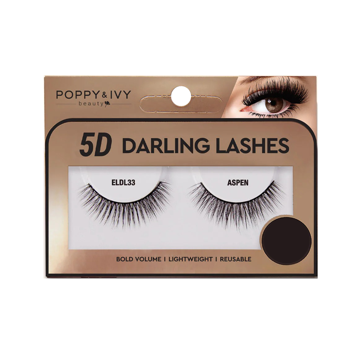 POPPY & IVY Cils 5D Darling #ELDL33 Aspen