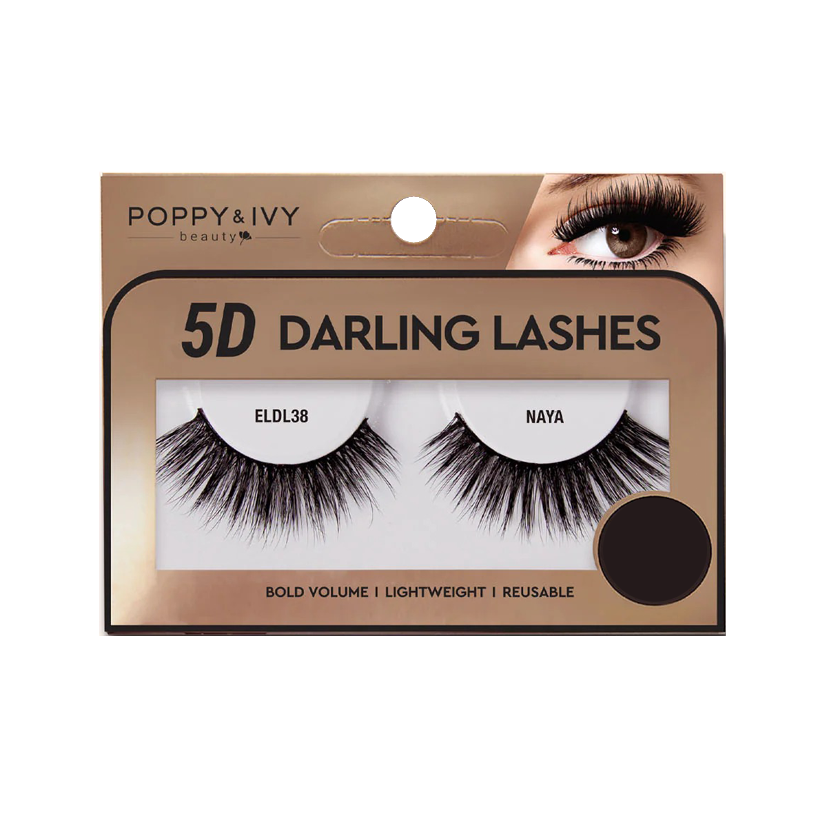 POPPY & IVY Cils Chéris 5D #ELDL38 Naya