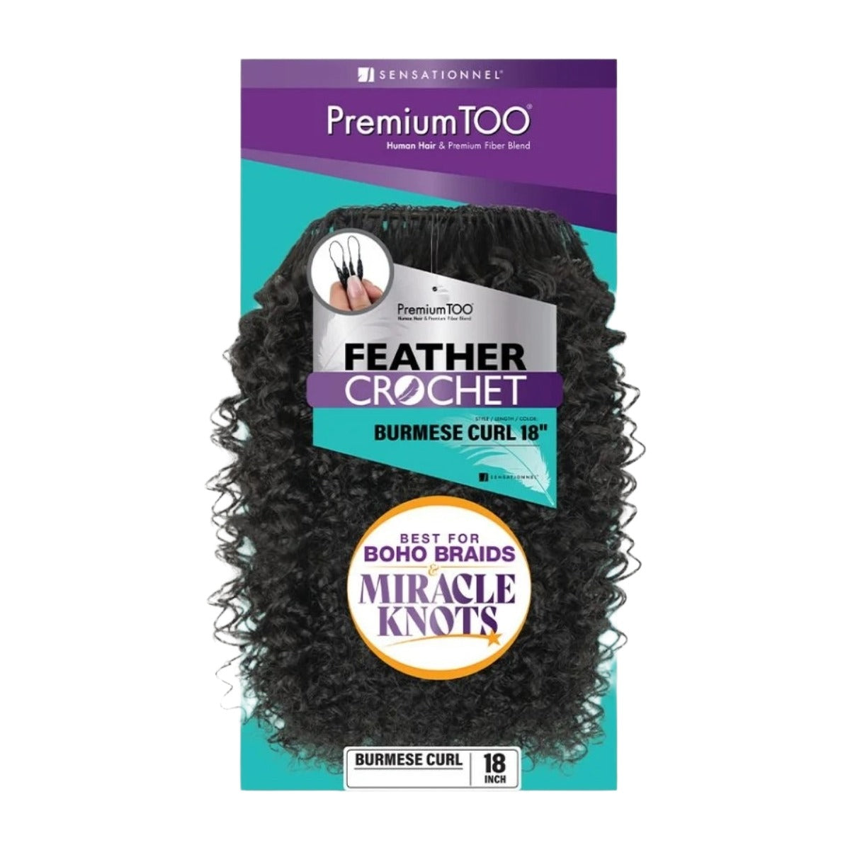 Premium Too Boucles Birmanes Feather Crochet
