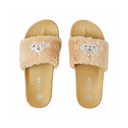 #Fw38 Chausson en fourrure Jewel [Grand] [Caramel]