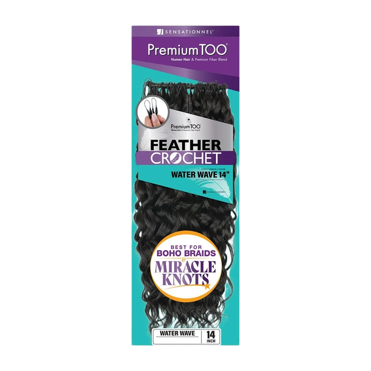 Premium Too Feather Crochet Water Wave