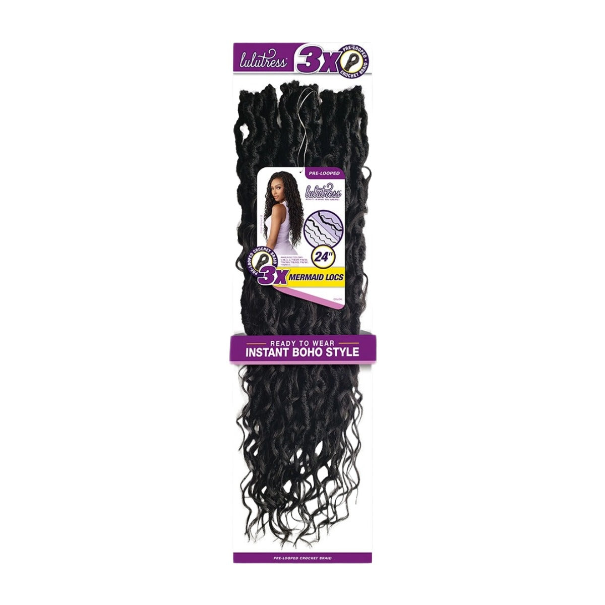 Lulutress Mermaid Locs 24" 3x