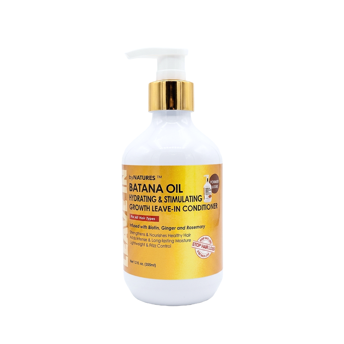 By Natures Après-shampoing sans rinçage à l'huile de batana 12oz
