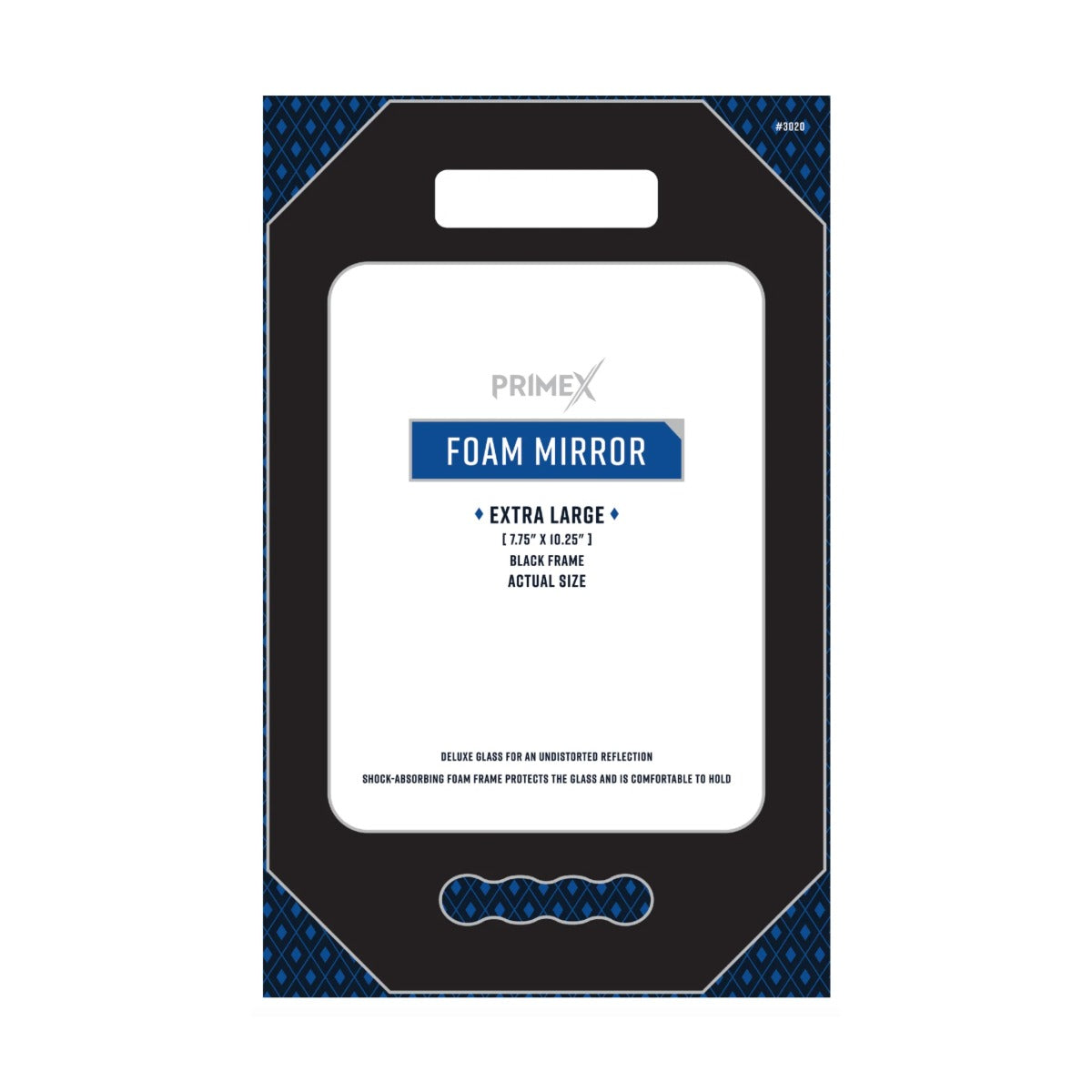 PrimeX Foam Barber Mirror [XL] [Rectangle] #3020