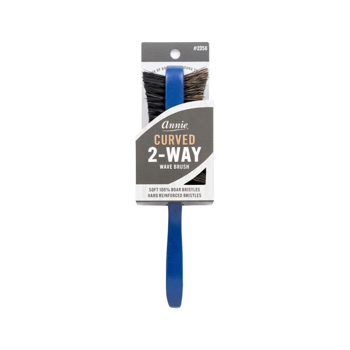 Brosse à poils courbés Two Ways Wave, durs et doux [Couleurs assorties] #2356