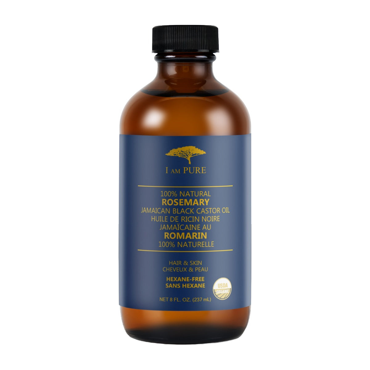 100% Natural Jamaican Black Castor Oil [Rosemary]